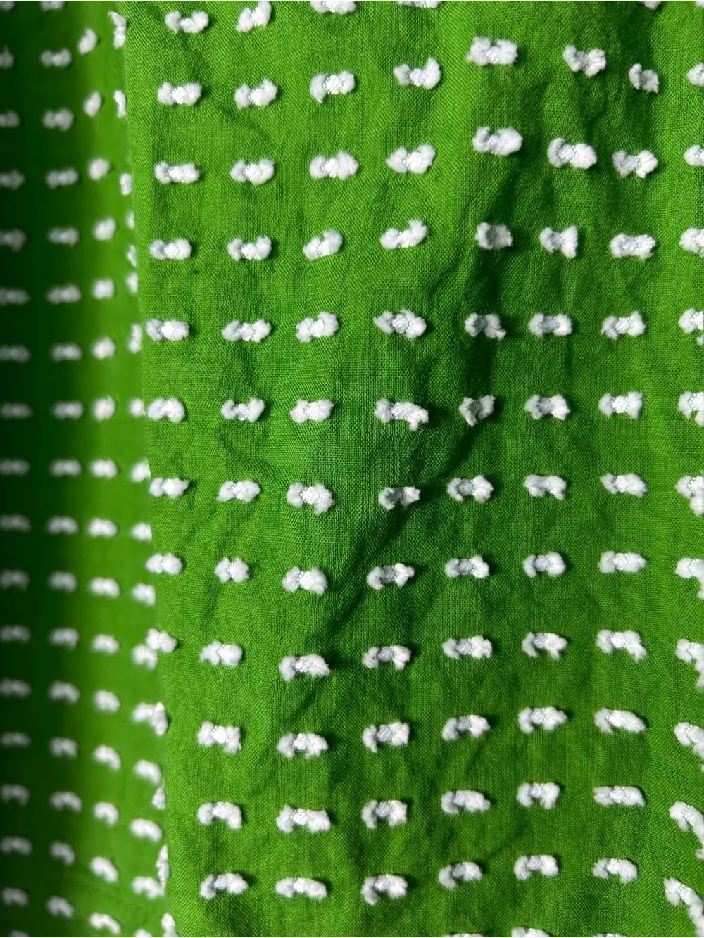 kate spade Green Tie-Front Short Sleeve Blouse XL